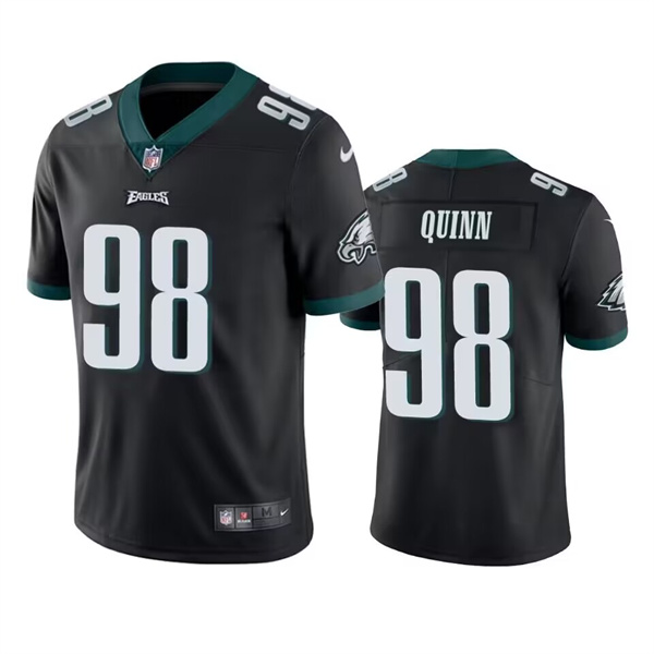Men's Black Philadelphia Eagles #98 Robert Quinn Vapor Untouchable Limited Stitched Jersey